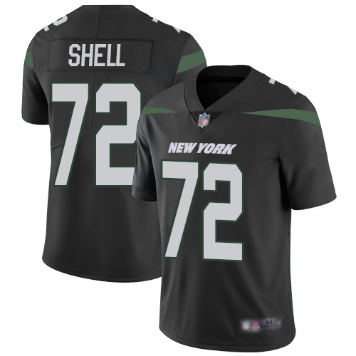 New York Jets Limited Black Men Brandon Shell Alternate Jersey NFL Football 72 Vapor Untouchable